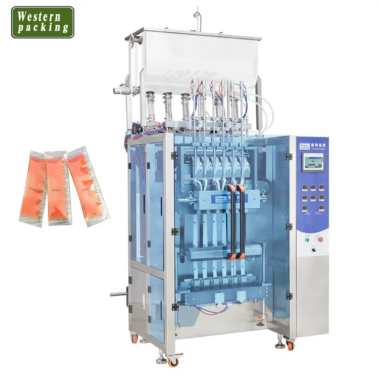 Multilane driezijdige zakjesjelly-verpakkingsmachine