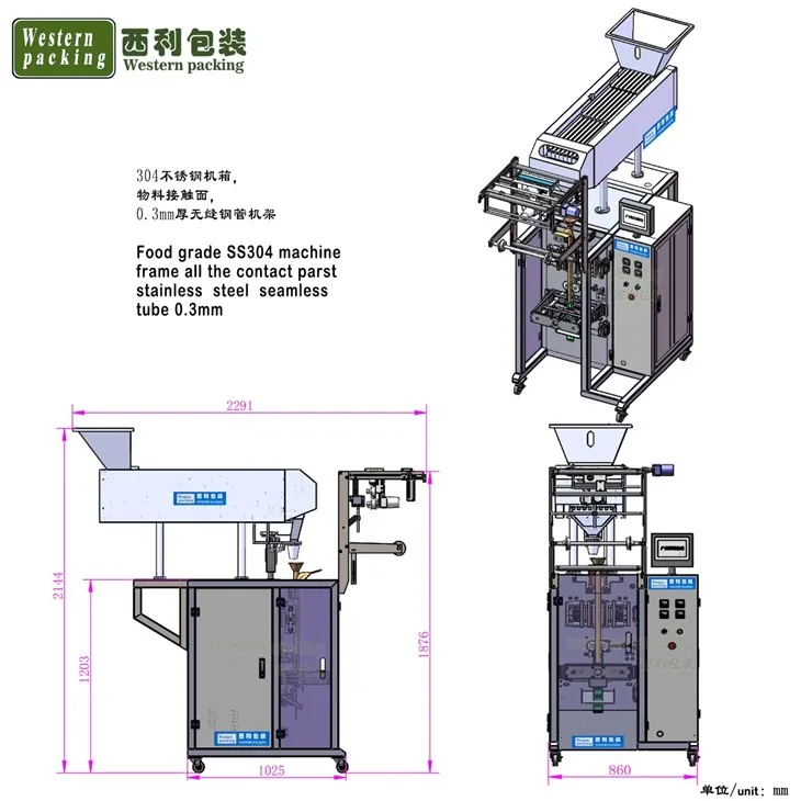 counting and packaging machine